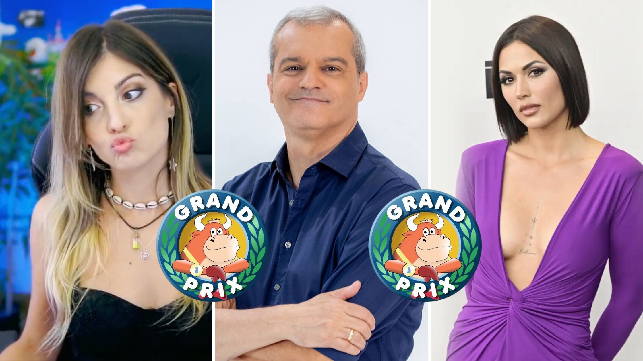 Ramón García, la streamer Cristinini (@IamCristinini) y la actriz Michelle Calvó son los presentadores de el grand prix del verano en su regreso en 2023